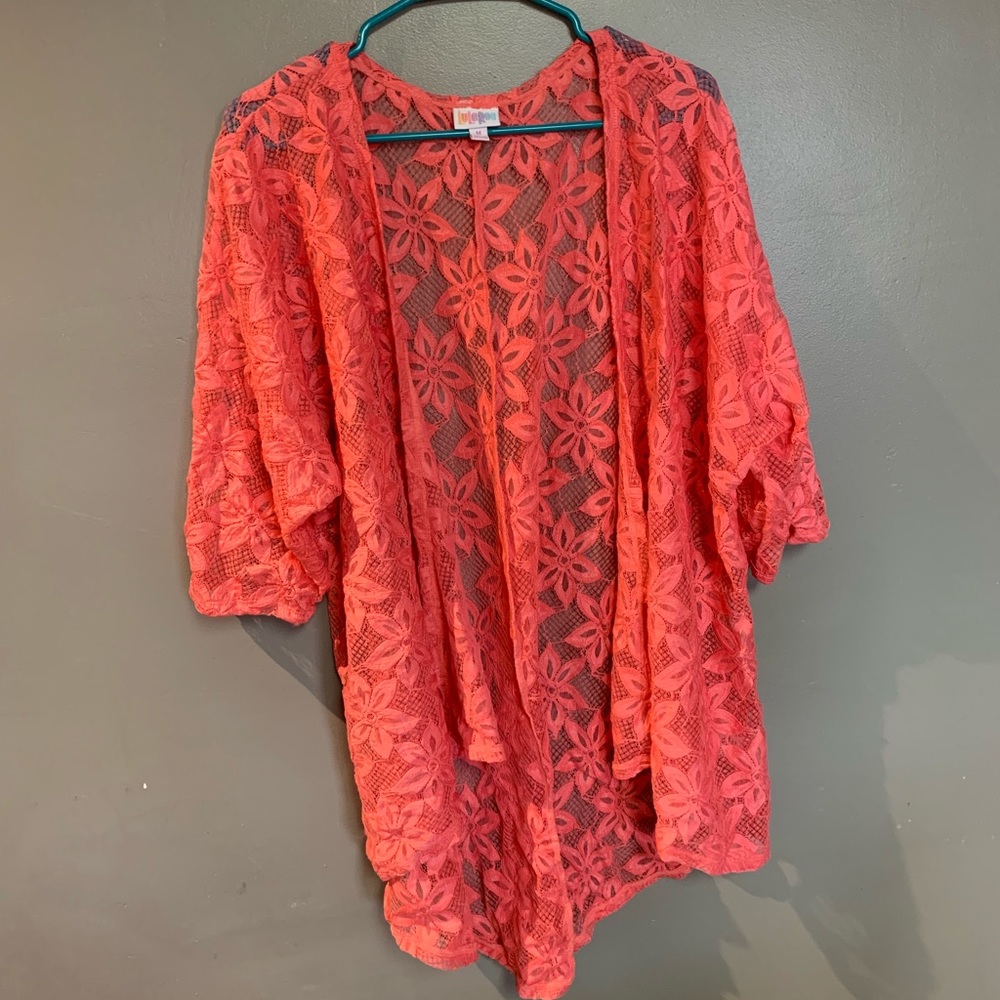 Lularoe Lindsay floral lace
